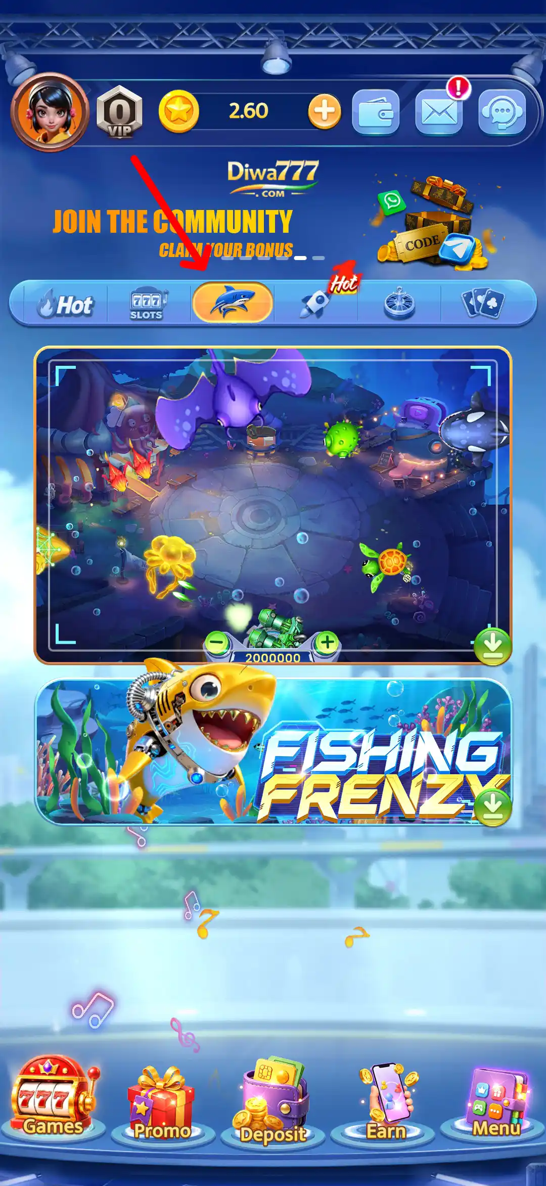 Diwa777 Fishing Games
