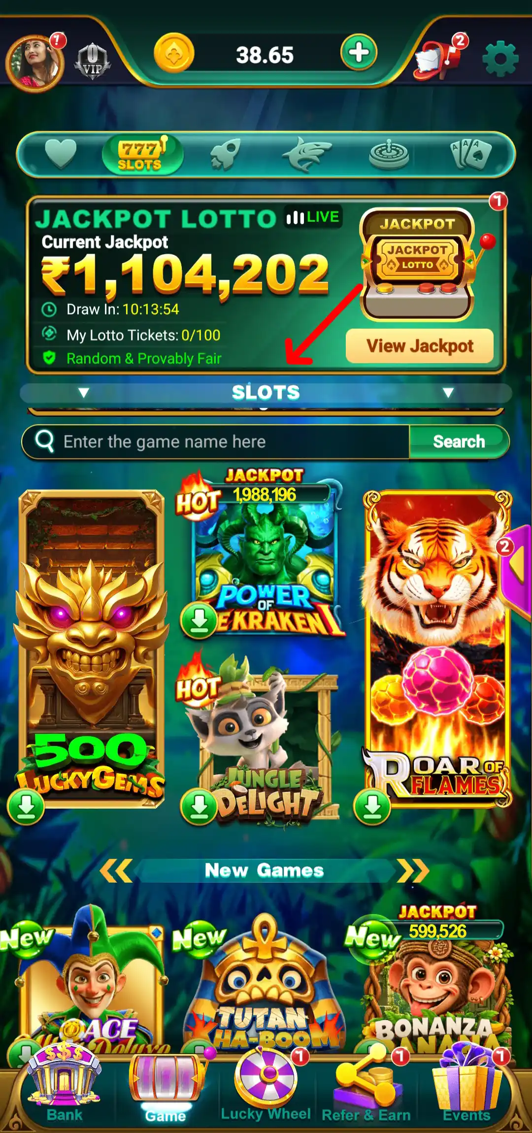 Joy Rummy Slots games
