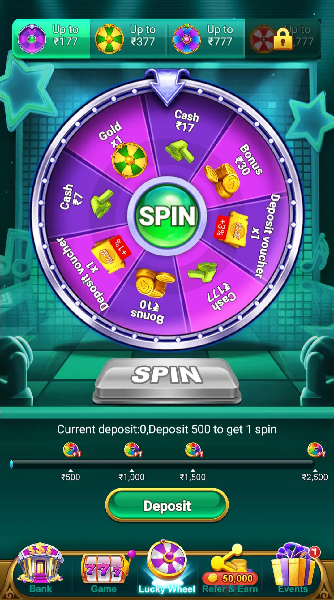 Joy Rummy Lucky Wheel