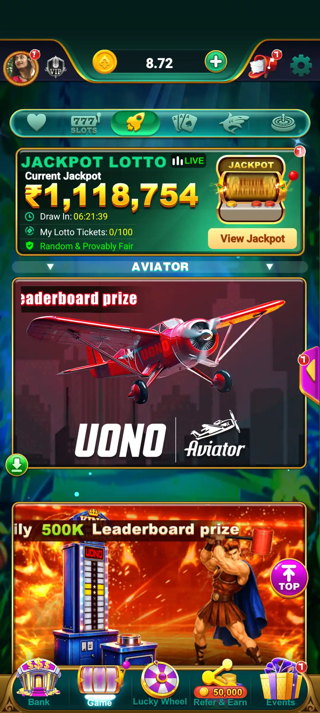 Rummy 77 Aviator category