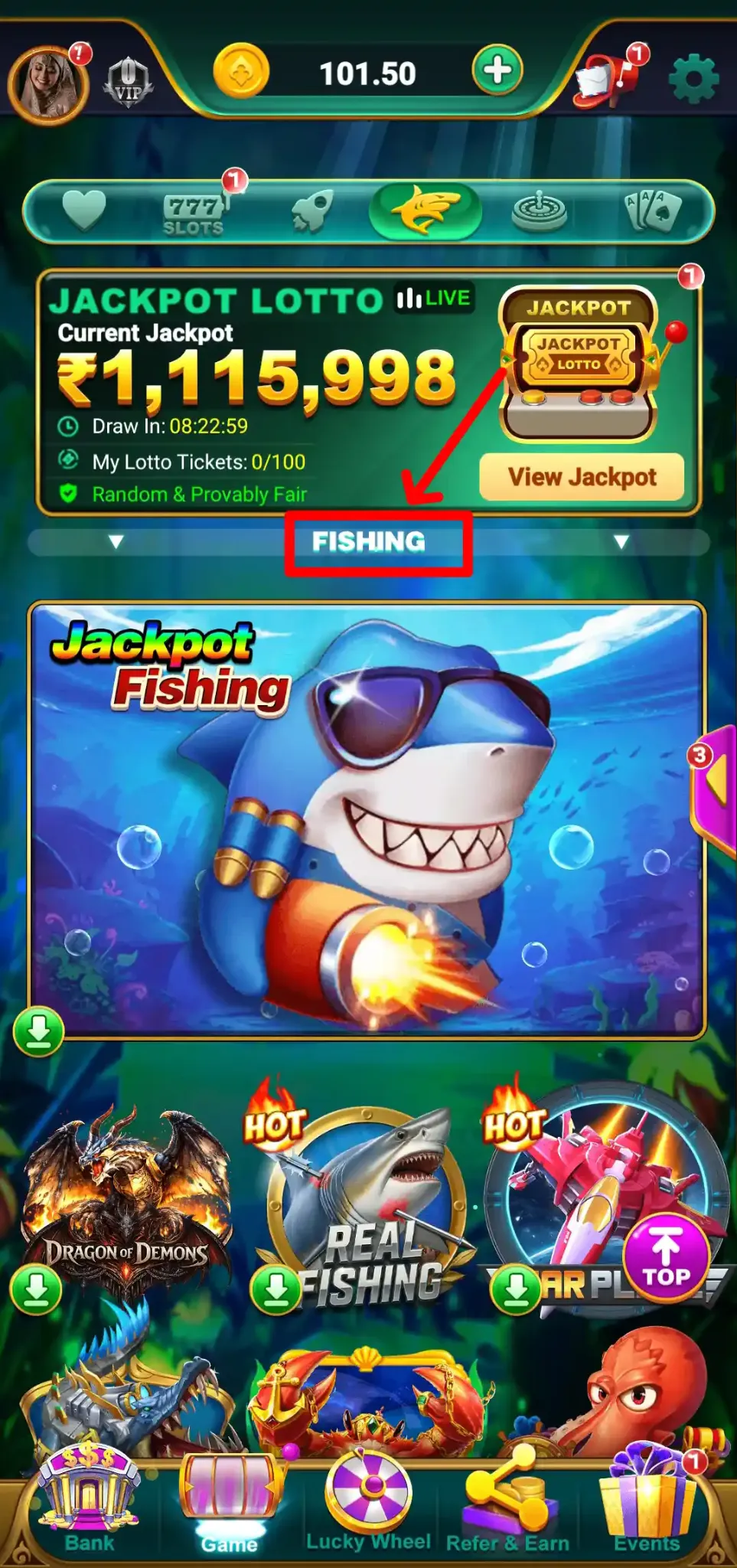 Rummy Ludo Fishing games